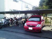 駐輪場でしょ！？